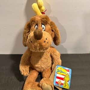Aurora Dr. Suess "Max" Plush/Stuffed Grinch's Puppy Dog Toy W/Tags